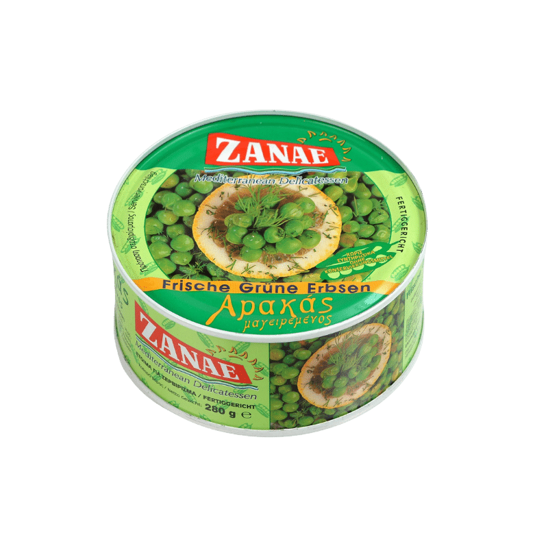 Arakas Bizelia (Grüne Erbsen) (280g) Zanae von Zanae bei Araxxon  - Hochwertiges griechisches Produkt.   Arakas Bizelia (Grüne Erbsen) (280g) Zanae από Zanae στο Araxxon  - Αυθεντικό ελληνικό προϊόν.